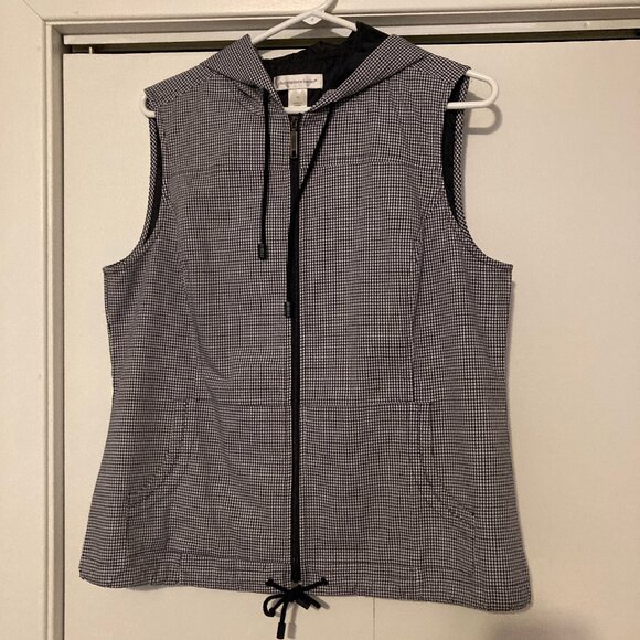 Zip Front Hooded Vest - Picture 1 of 5